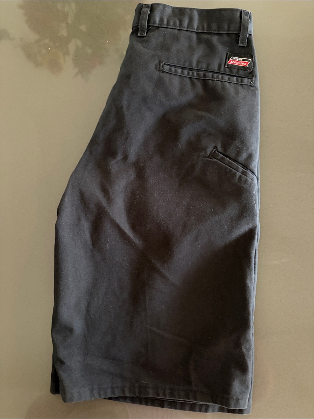 Dickies Black Utility Work Shorts with Patch Logo Like New. Size 33.